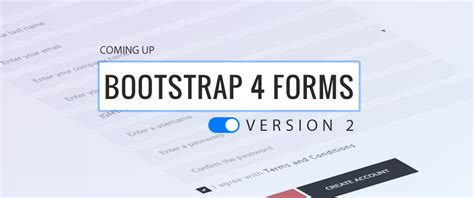 Coming Next Bootstrap 4 Forms Version 2 Dmxzonecom