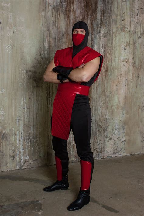 Mortal Kombat Cosplay Costume Ermac Costume With Vest And Etsy