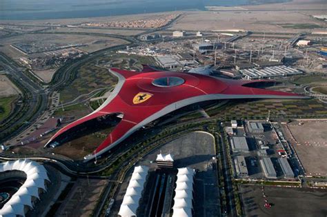 Transpress Nz Ferrari World Building In Abu Dhabi