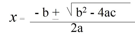 Solución De Ecuaciones Cuadráticas Por Su Formula General