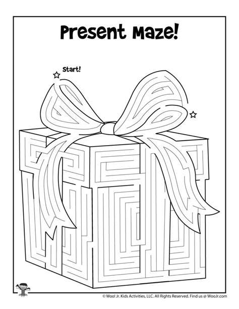 Printable Birthday Mazes For Kids Woo Jr Kids Activities