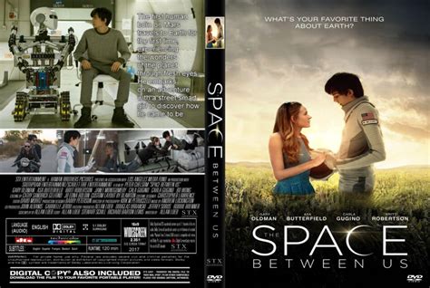 The Space Between Us Dvd Cover Label 2017 R1 CUSTOM