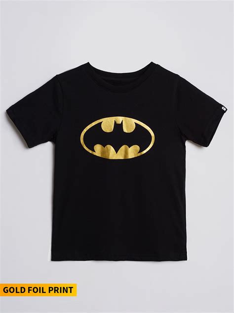 Buy Batman Gold Foil Boys T Shirt Online