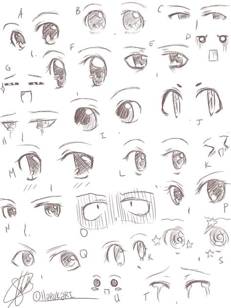 How To Draw Cute Girl Anime Eyes