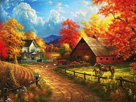 This Is Just The Most Beautiful Fall Farm Scenei Country Blessings By