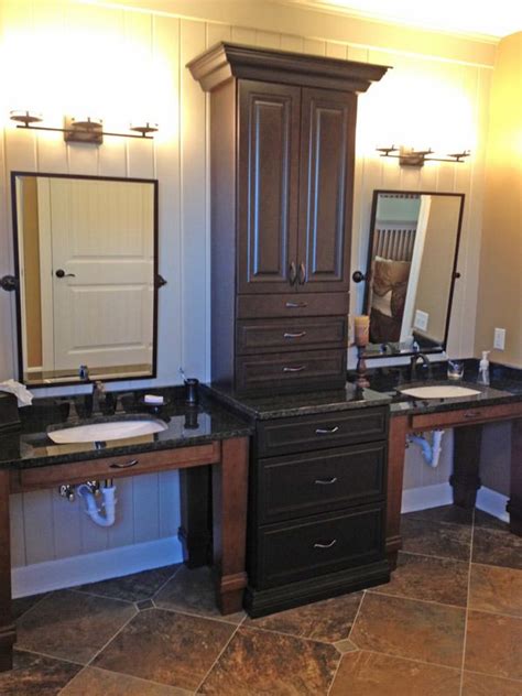 Ada specific features include a toekick height of 9 and an overall height of 32 1/2 on base and vanity cabinets. Pin on handicap bath