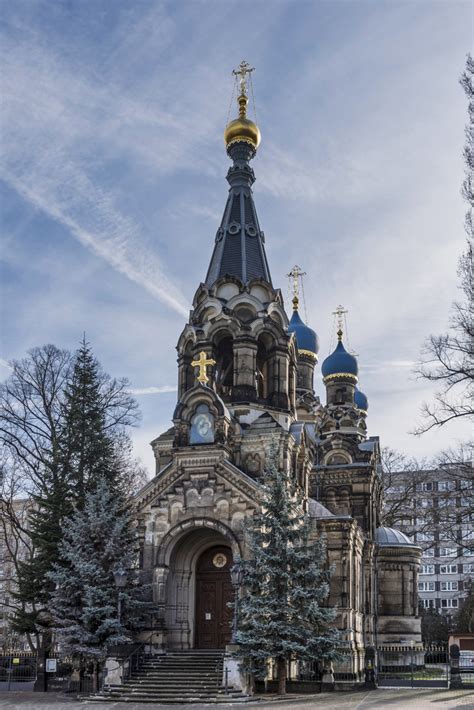 Die Russisch Orthodoxe Kirche In Dresden Foto And Bild Architektur