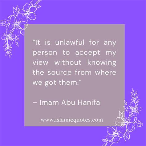 15 Compelling Quotes By Imam Abu Hanifa On Life Religion