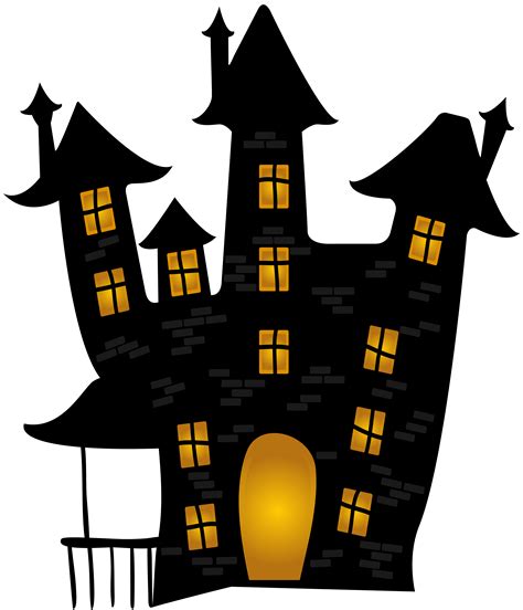 Halloween Haunted House Clip Art Haunted House Png Download 6009