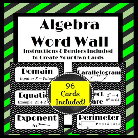 4 The Love Of Math Word Walls In Secondary Math