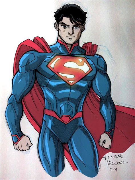 Superman Commission Color By Lucianovecchio On Deviantart Superman
