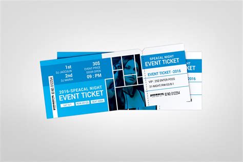 London Event Ticket Design Template · Graphic Yard Graphic Templates