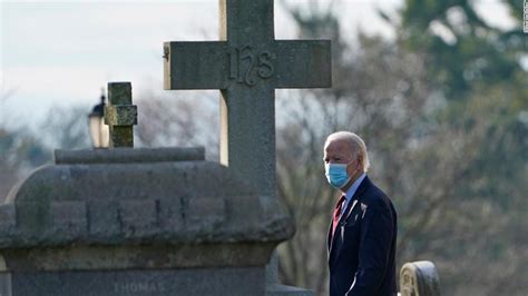 joe biden attends first sunday mass as president cnnpolitics