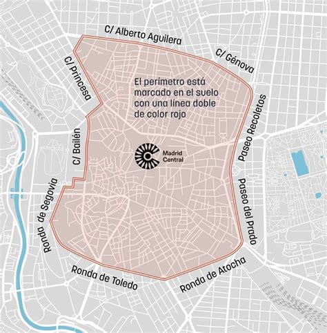 Madrid Central Mapa Gustavo Cuervo