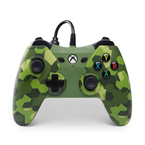 Powera Wired Controller For Xbox One Olive Camo 1507015 01 Walmart