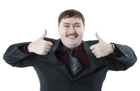 Joyfully Exclaiming Man Businessman Stock Image Image Of Smile