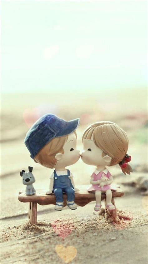 Cute Cartoon Couple Wallpapers For Mobile Wallpaper Cave