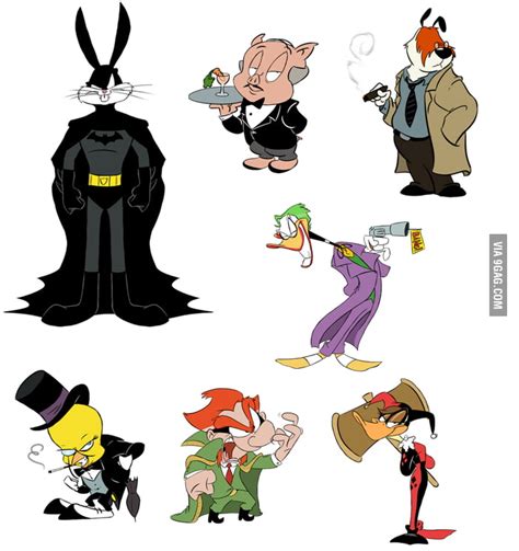 Batman Looney Tunes Style 9gag