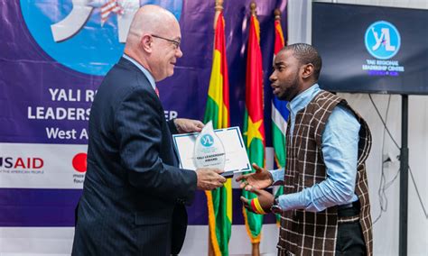 Ambassador Jackson Congratulates Yali Rlc Graduates U S Embassy In Ghana