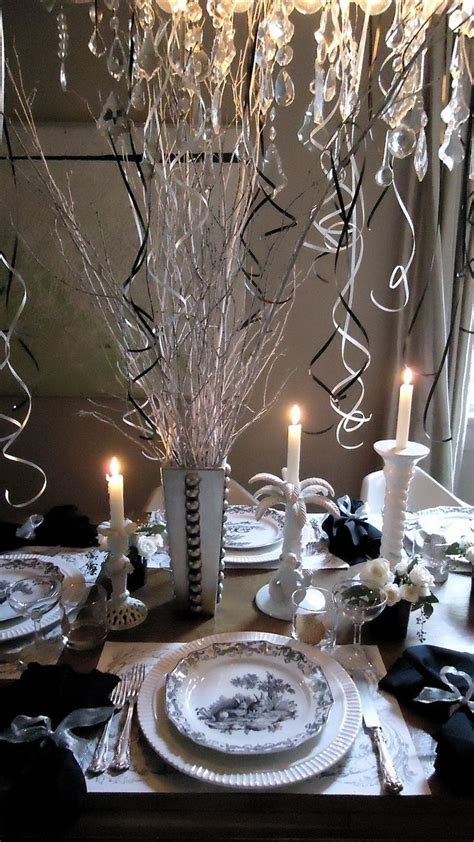 sparkling tables for new year s day trendy home decorations new years eve decorations new