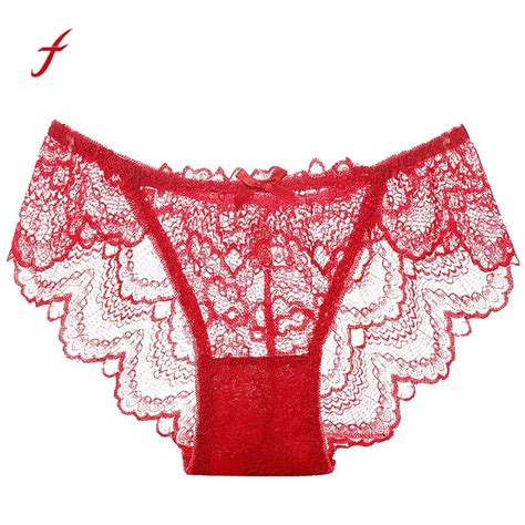 feitong sexy lace panties seamless women underwear briefs nylon silk for ladies bikini cotton