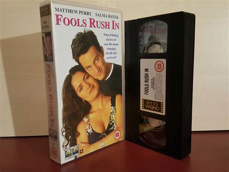 fools rush in vhs cassette tape vcr matthew perry selma hayek romance hot sex picture