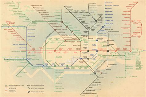 London Transport Underground Railway Map 1 1938 Old Vintage Plan Chart