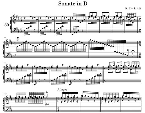 Sonata k 455 (l 209). Scarlatti Sonatas, Volume IV - the ultimate choice | Henle ...