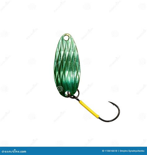 Wobbler Fishing Lure On White Stock Photo Image Of Isolated Metal