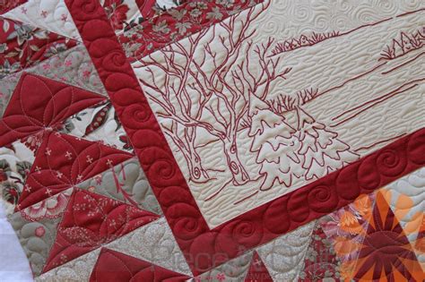 Computerized quilting embroidery machine main specification: Piece N Quilt: Over the River - Custom Machine Quilting by ...