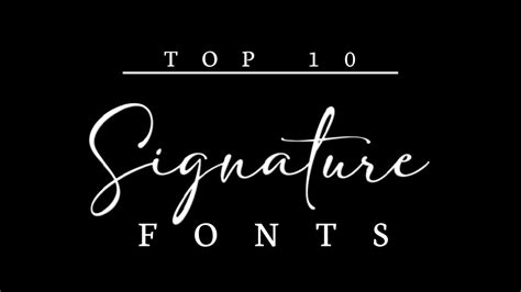 Best Signature Fonts 2020 Free Download Best Design Idea