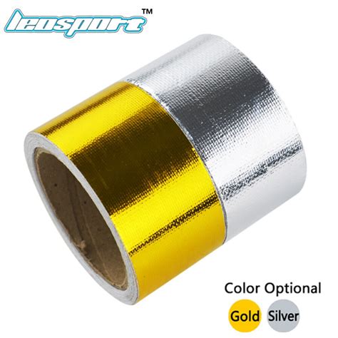 Heat resistant & thermal insulating silicone rubber coated fiberglass (fibreglass) tape 500°f / 260°c continuous rating. 5m/piece Heat Shield Wrap Tape Reinforced Tape Adhesive ...