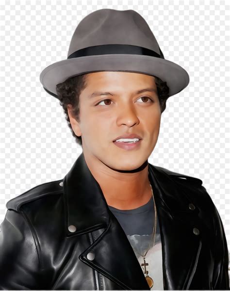 Bruno Mars Fedora Penyanyi Gambar Png
