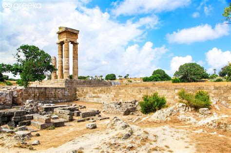 Acropolis Of Rhodes In Rhodes Greece Greeka
