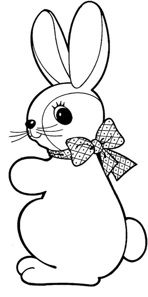 Coloring page for kids cartoons rabbit edition edition is. Easter Bunny Coloring Pages For Kids - family holiday.net ...