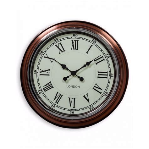 Copper Wall Clock Large And Small