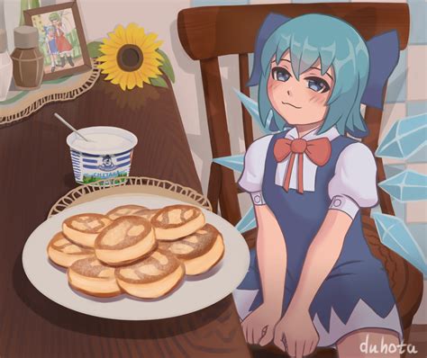 Cirno with cheese cake Touhou Project 東方Project Know Your Meme