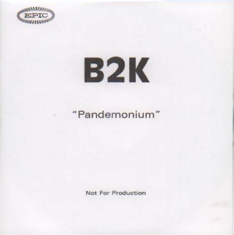 B2k Pandemonium Uk Promo Cd R Acetate 675571