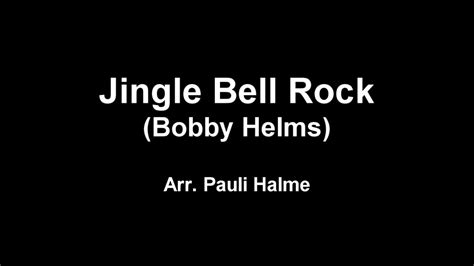 Jingle Bell Rocks Bobby Helms Youtube
