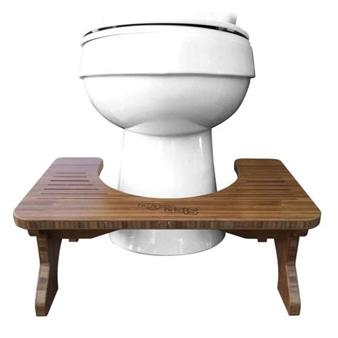 Step And Go Step And Go Bamboo Toilet Stool 7 In In The Toilet Stools