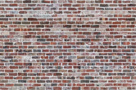 Recycled Brick Wall Seamless Texture Stock Photo