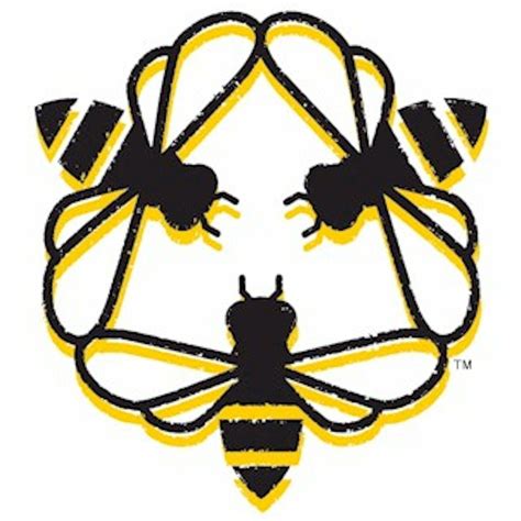 3 Bees Logo Bee Logo Honey Bee Sting Honey Bee Pictures Honey Bee