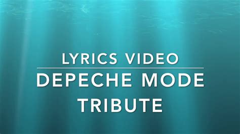 Depeche Mode - Shake The Disease (cover-tribute + lyrics) - YouTube