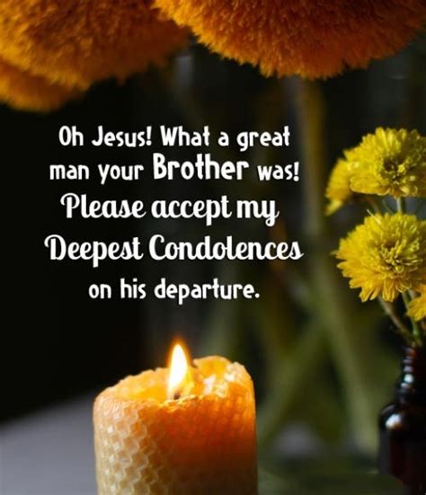 Condolence Messages On Death Of Brother Sweet Love Messages