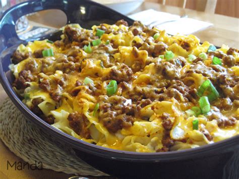 Pioneer woman's sour cream noodle bake, 0.125 of pan. What's for Dinner? - Sour Cream Noodle Bake - Manda's ...