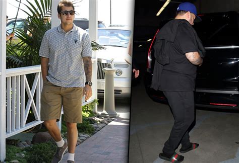 rob kardashian weight gain — shocking before and after pics