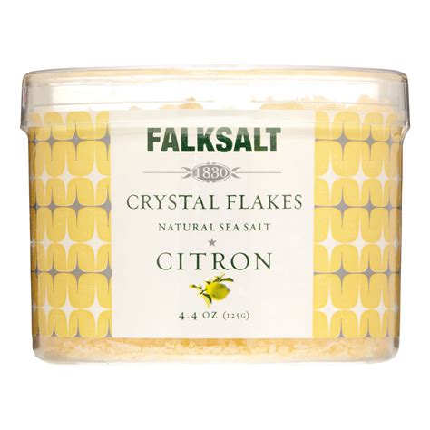 Falksalt Crystal Flakes Sea Salt Citron 44 Oz
