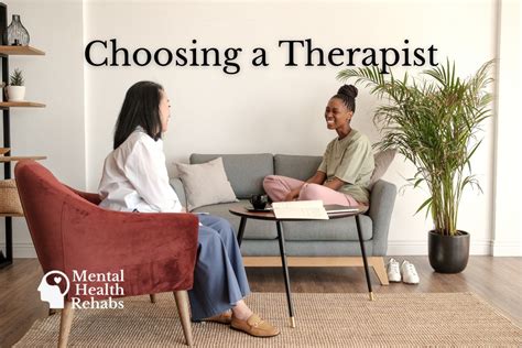 How To Choose A Mental Health Therapist Mental Health Rehabs