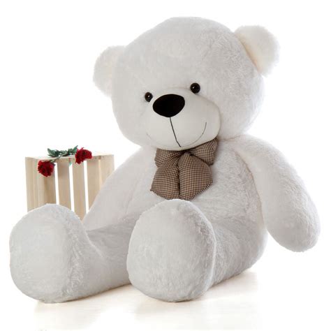 50+ big teddy bear ideas | big teddy bear, teddy bear, teddy. Coco Cuddles 72" White Life Size Plush Teddy Bear - Giant ...