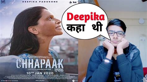 My Review Of Movie Chhapaak Youtube